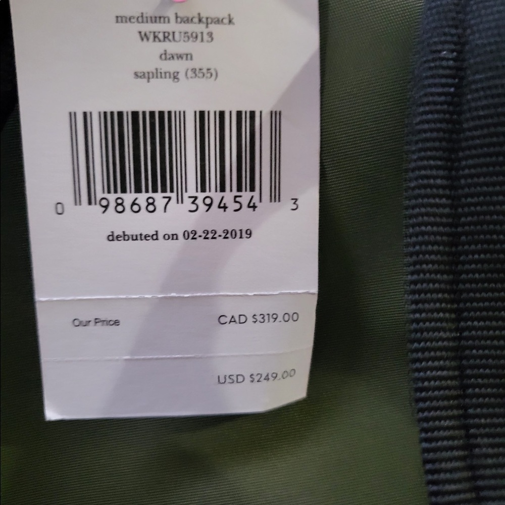 Kate Spade medium backpack - Picture 4 of 4